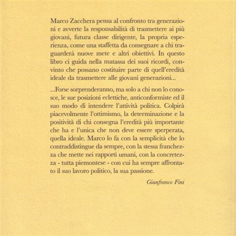 Prefazione di Gianfranco FINI