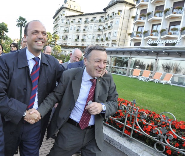 Zacchera e il Ministro ALFANO a STRESA  foto di Danilo Donadio